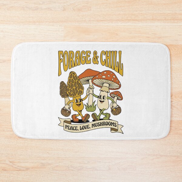 Item preview, Forage and Chill Peace Love Mushrooms - Funny Foraging designed and sold by TB Designs Official.