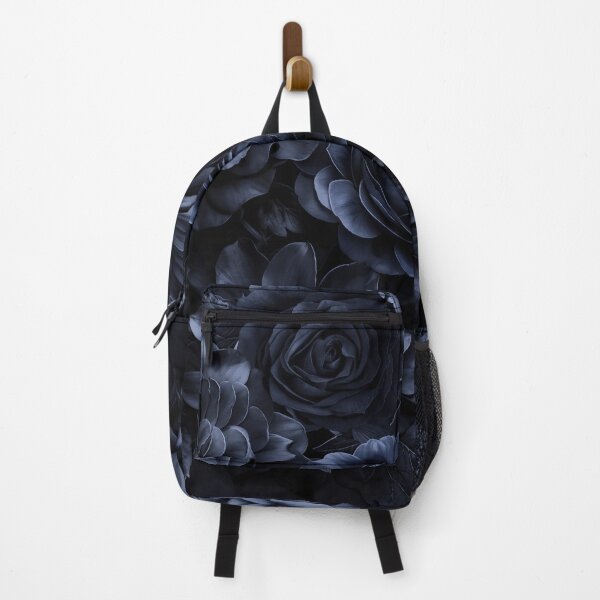 Item preview, Midnight Floralscape Moody Baroque Flowers Blue designed and sold by artsandsoul.
