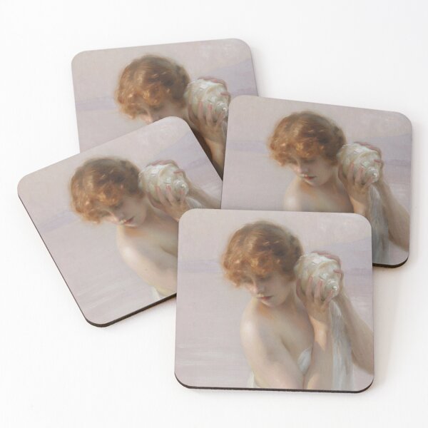 Item preview, Young Beauty with Seashell - Paul Chabas designed and sold by tvdlovership.