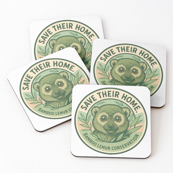 Item preview, Bamboo Lemur Forest Conservation Emblem designed and sold by WildlifeInc.