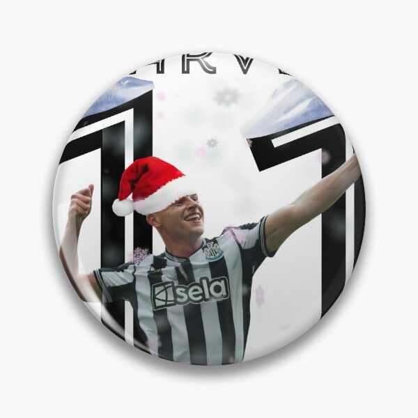 Item preview, Harvey Barnes #11 – Newcastle United Football Star Christmas Santa Special Edition  designed and sold by Pokah79.