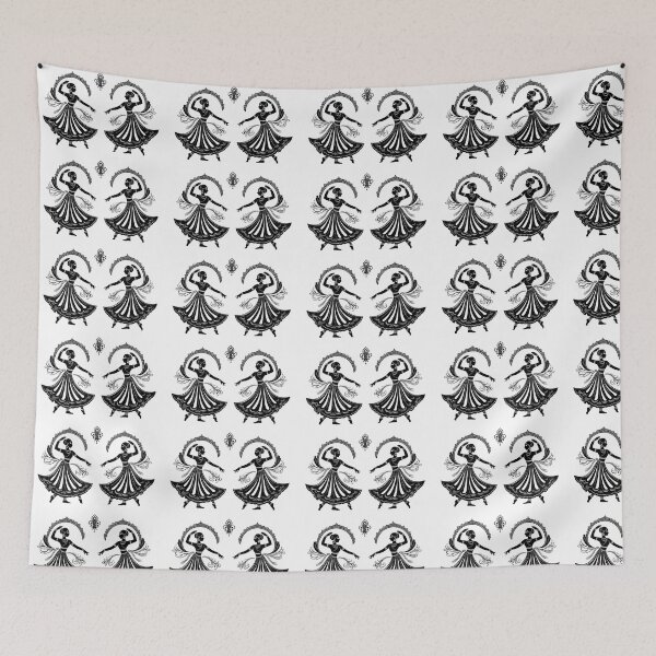 Item preview, Grace in Motion: Symmetrical Indian Folk Dance Silhouettes designed and sold by Haus Of K.