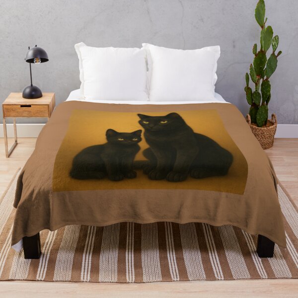 Item preview, Shadowbond – Black Cat & Kitten designed and sold by GeoWild Designs.