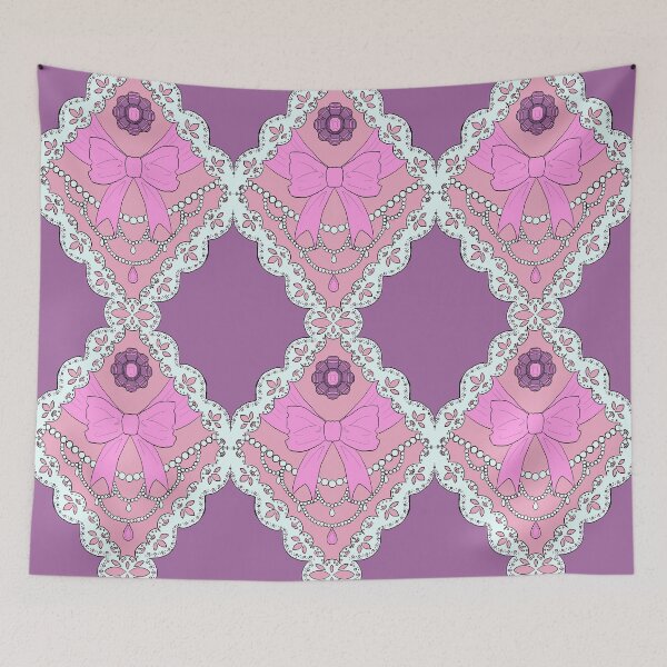 Item preview, Lolita Frills Baby Pink and Lilac designed and sold by JamieWetzel.