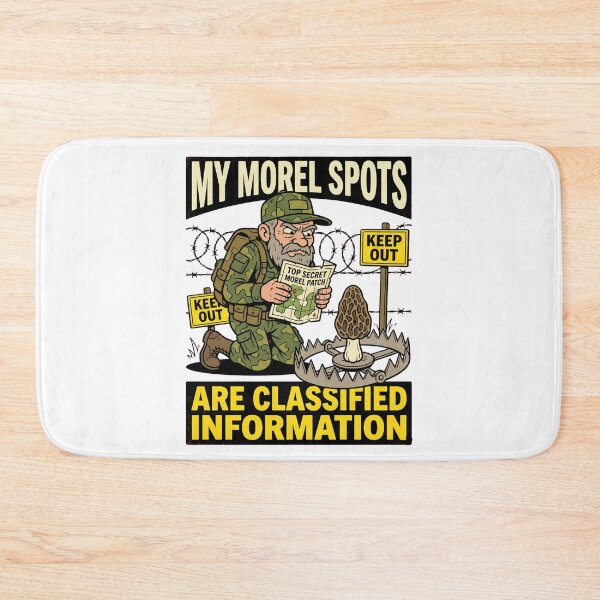 Item preview, My Morel Spots Are Classified Information - Funny Mushroom Foraging designed and sold by TB Designs Official.