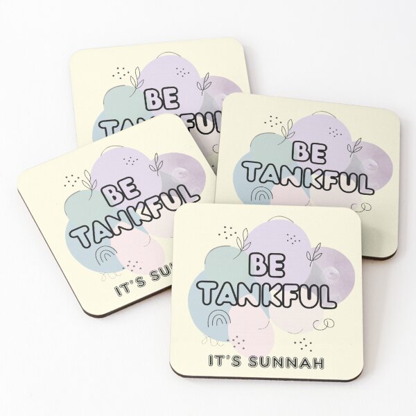 Item preview, BE THANKFUL, IT’S SUNNAH - Islamic Graphic Abstract Pastel Minimalist Aesthetic Muslim Gift Design designed and sold by D-Islamic.