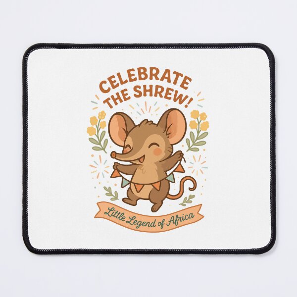 Item preview, Elephant Shrew Celebration Character Art designed and sold by WildlifeInc.