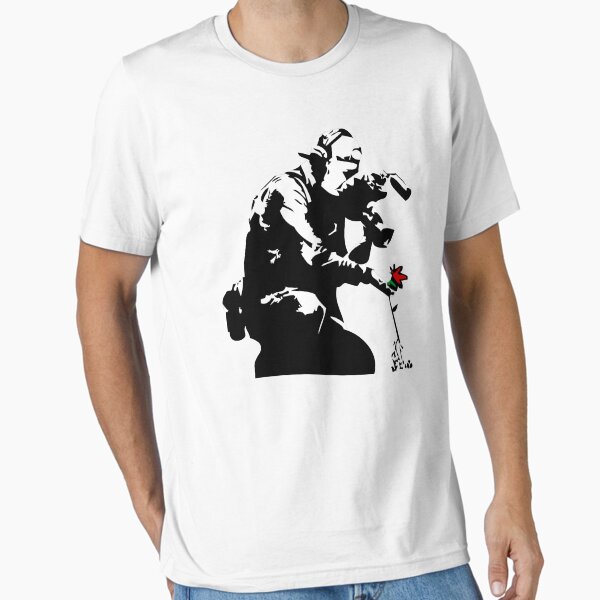 Item preview, Banksy Flower Photographer designed and sold by ThatMerchStore.