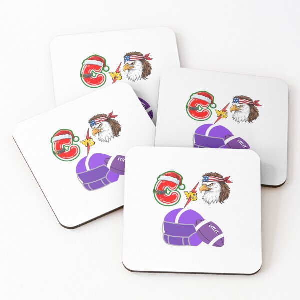 Item preview, Epic Football Matchup Player Art With Bold Text And Dynamic Game Design designed and sold by Combat Skies.