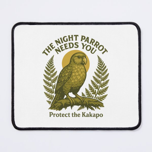 Item preview, The Night Parrot Needs You – Protect the Kakapo designed and sold by WildlifeInc.