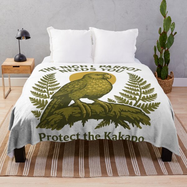 Item preview, The Night Parrot Needs You – Protect the Kakapo designed and sold by WildlifeInc.