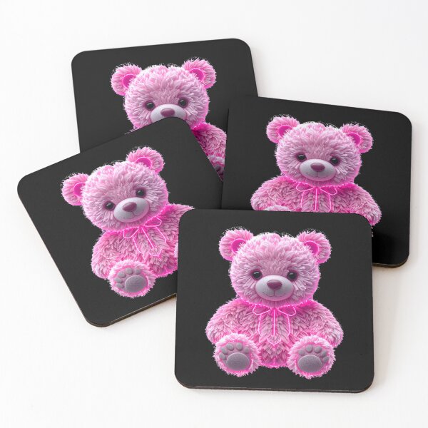 Item preview, Neon Pink Fluffy Teddy Bear t-shirts  designed and sold by Alicjareign.