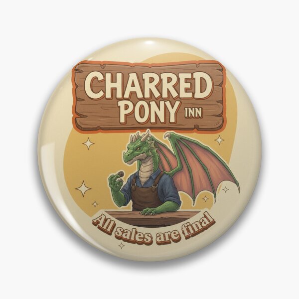 Item preview, The Charred Pony Inn designed and sold by Parody-is-King.
