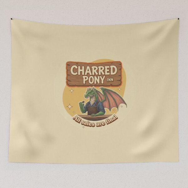 Item preview, The Charred Pony Inn designed and sold by Parody-is-King.