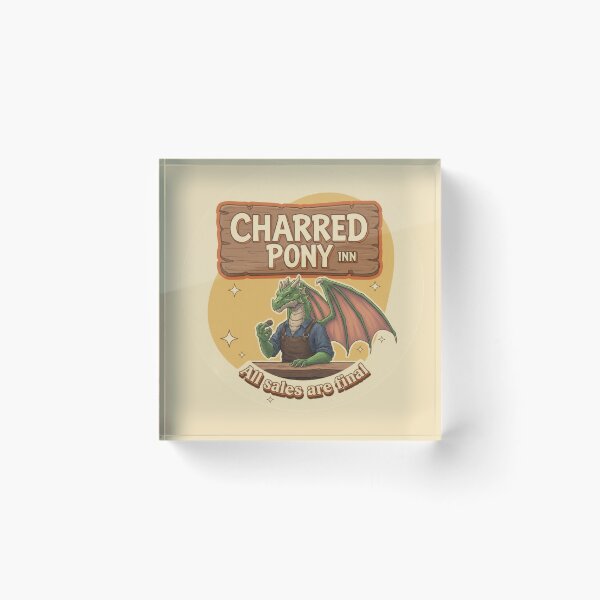 Item preview, The Charred Pony Inn designed and sold by Parody-is-King.