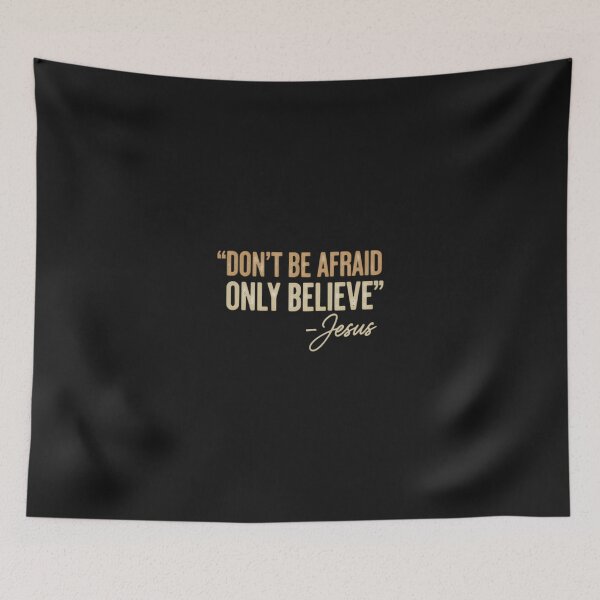 Item preview, Don't Be Afraid Only Believe - Minimalist Jesus Quote designed and sold by Faithloveshop.