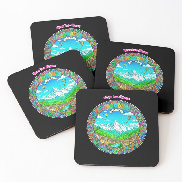 Item preview, Chamonix, France – Vive les Alpes / Long Live the Alps designed and sold by FrancophileFun.