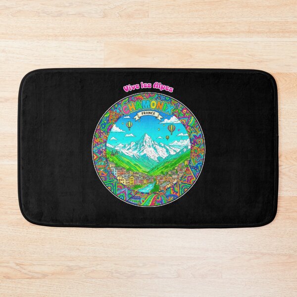 Item preview, Chamonix, France – Vive les Alpes / Long Live the Alps designed and sold by FrancophileFun.
