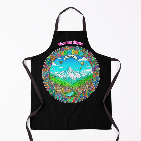 Item preview, Chamonix, France – Vive les Alpes / Long Live the Alps designed and sold by FrancophileFun.