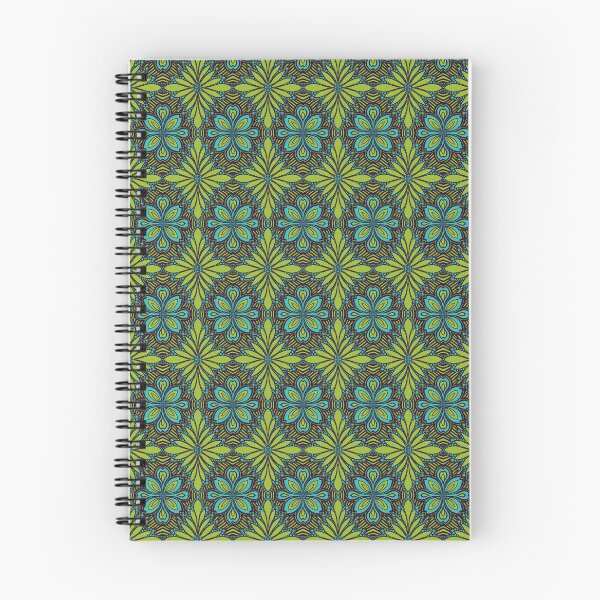 Artikelvorschau, Lebhaftes Retro-Blumen-Mandala-Damastmuster entworfen und verkauft von JamieWetzel.