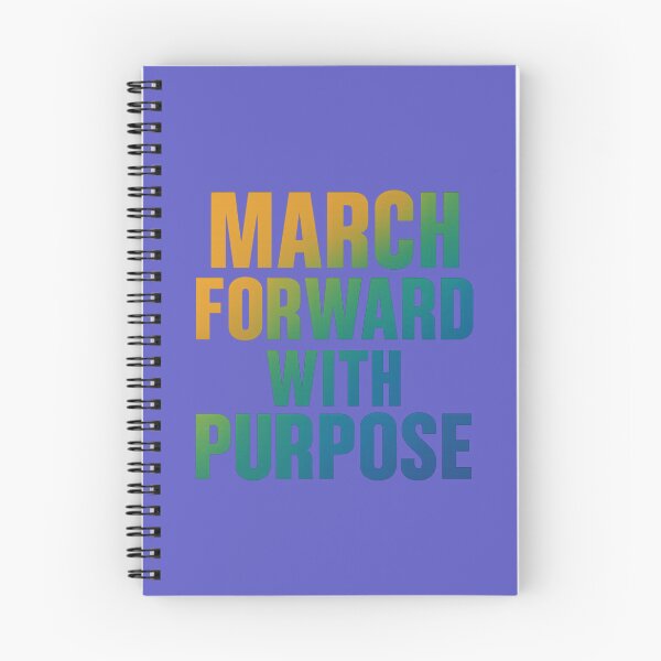 Item preview, March Forward With Purpose Gradient Resolve Art designed and sold by ArtComixHaven.