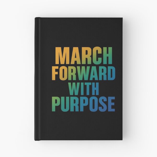 Item preview, March Forward With Purpose Gradient Resolve Art designed and sold by ArtComixHaven.