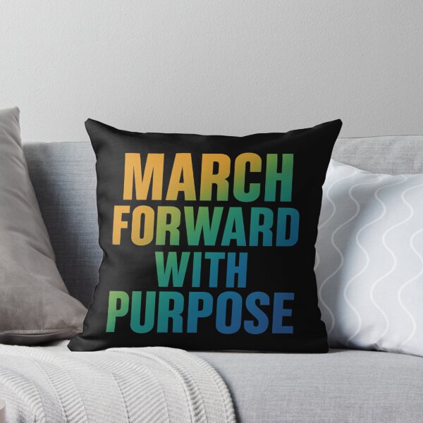 Item preview, March Forward With Purpose Gradient Resolve Art designed and sold by ArtComixHaven.