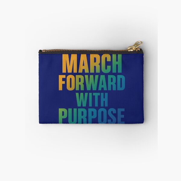 Item preview, March Forward With Purpose Gradient Resolve Art designed and sold by ArtComixHaven.