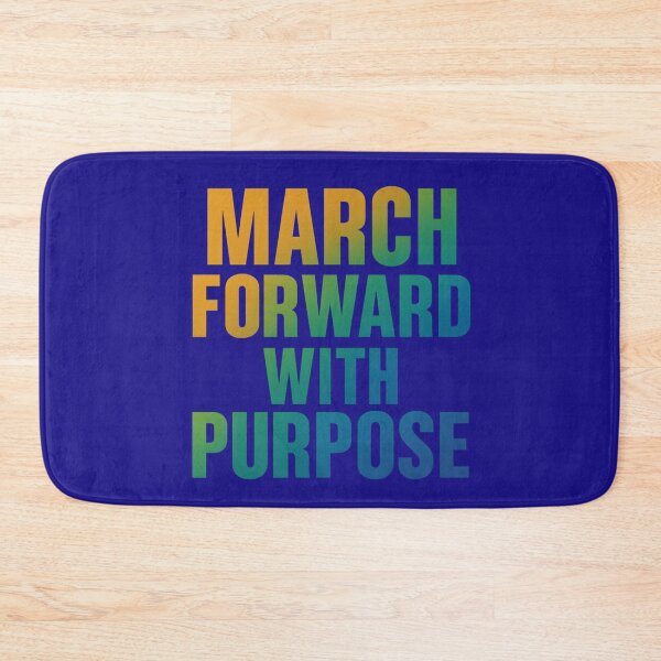 Item preview, March Forward With Purpose Gradient Resolve Art designed and sold by ArtComixHaven.