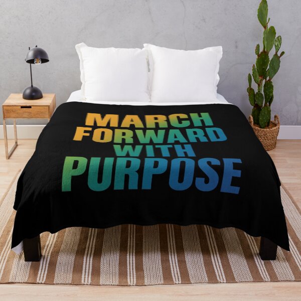 Item preview, March Forward With Purpose Gradient Resolve Art designed and sold by ArtComixHaven.
