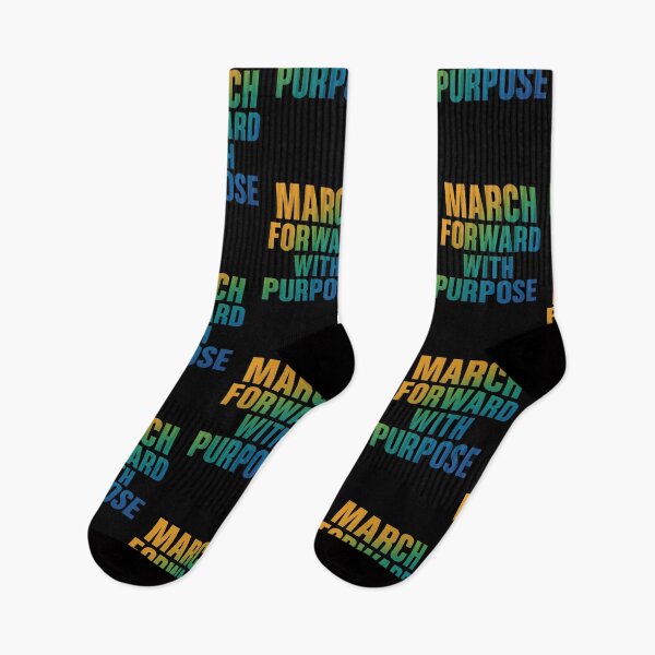 Item preview, March Forward With Purpose Gradient Resolve Art designed and sold by ArtComixHaven.