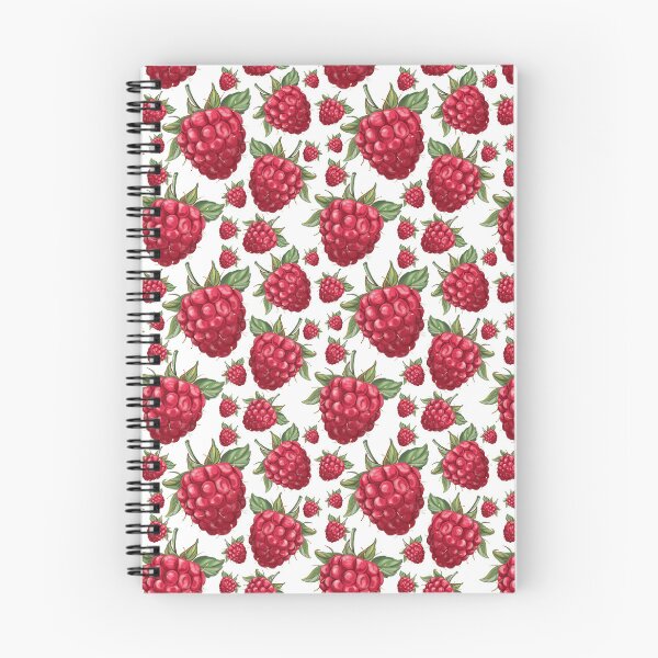 Item preview, Raspberry Digital Pattern Hand Painted Illustration by Dina Stoianova designed and sold by Dina Stoianova.