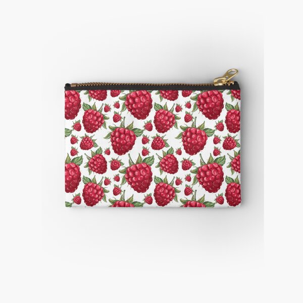 Item preview, Raspberry Digital Pattern Hand Painted Illustration by Dina Stoianova designed and sold by Dina Stoianova.