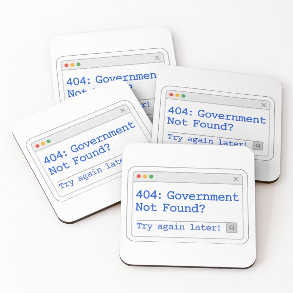 Item preview, Error 404: Government Not Found? Sticker designed and sold by AnaArt4.