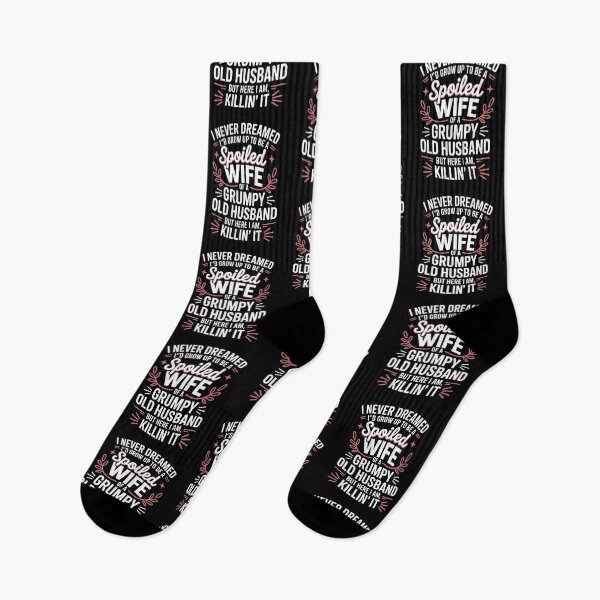 Item preview, Spoiled Wife of a Grumpy Old Husband – Funny Marriage Design designed and sold by Gogetgiggles.