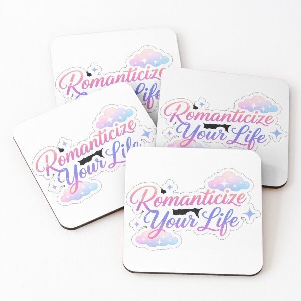 Item preview, Romanticize Your Life Sticker designed and sold by AnaArt4.