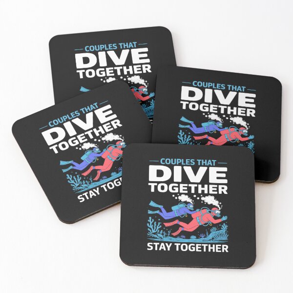 Item preview, Couples That Dive Together Stay Together – Scuba Diving Love Design designed and sold by Gogetgiggles.