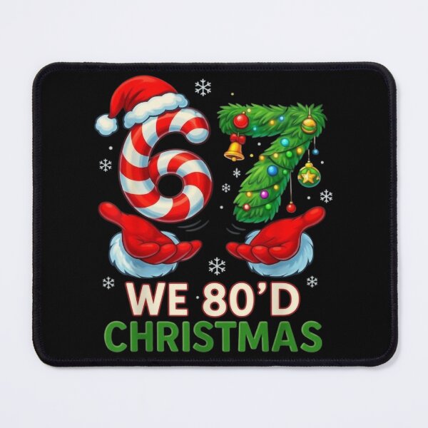 Item preview, we 80'd christmas,funny shirt designed and sold by PrintMod.