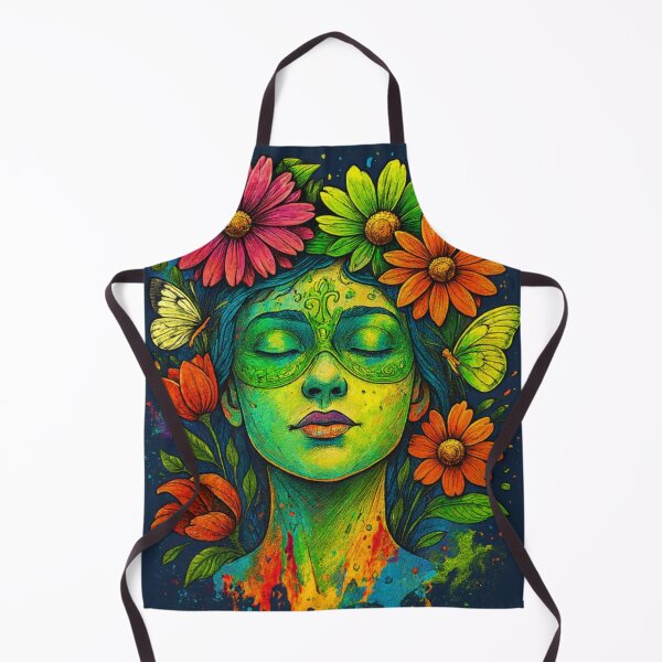 Item preview, A dreamy girl is holding some Daisy flowers ? designed and sold by Madebypiyu.