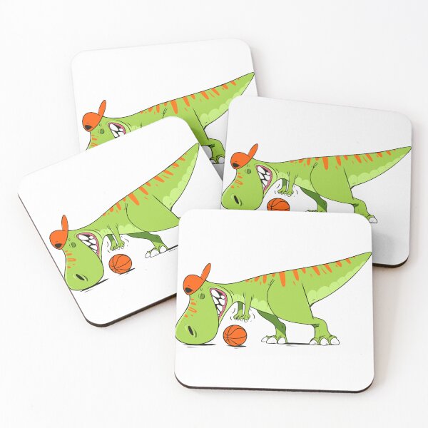 Item preview, Jayden Dinosaur T-Rex & Friends Basketball by BumpyDino designed and sold by Kids Dinosaur Posters, Prints, Stickers, & Canvas Art.