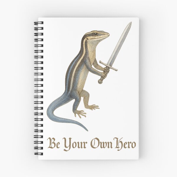 Item preview, Be Your Own Hero - Blue Tailed Skink designed and sold by thehaywirehoney.