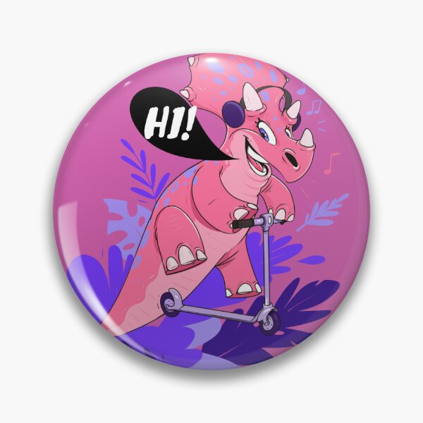 Aperçu de l'œuvre Scooter Jayden Dinosaur T-Rex et ses amis par BumpyDino créée et vendue par Kids Dinosaur Posters, Prints, Stickers, & Canvas Art.