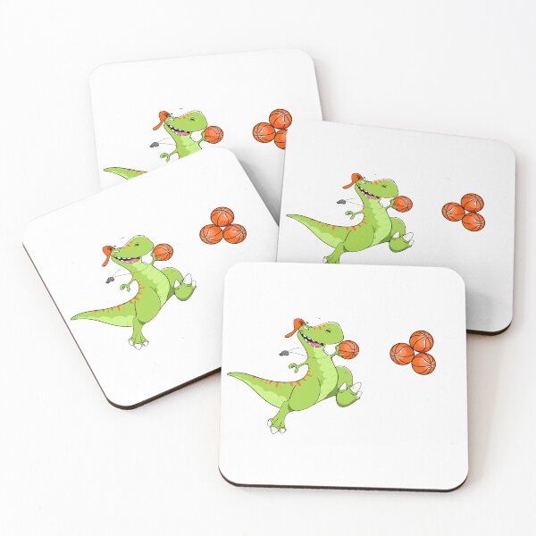 Item preview, Jayden Dinosaur T-Rex & Friends Basketball by BumpyDino designed and sold by Kids Dinosaur Posters, Prints, Stickers, & Canvas Art.