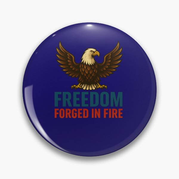 Item preview, Freedom Forged In Fire Eagle Strength Art designed and sold by ArtComixHaven.