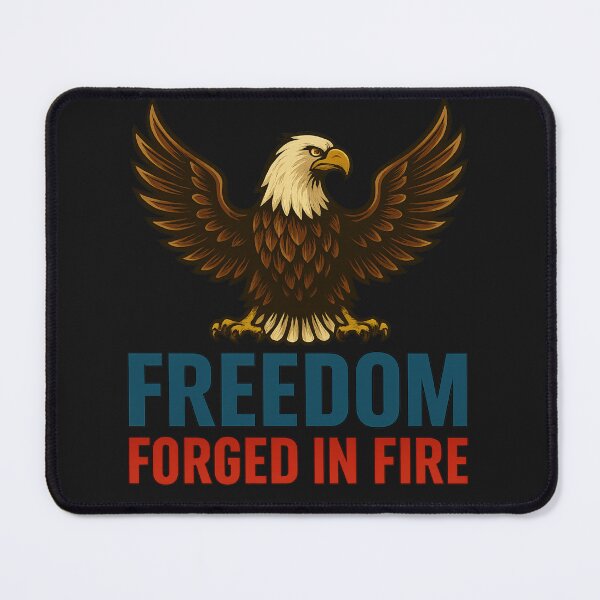 Item preview, Freedom Forged In Fire Eagle Strength Art designed and sold by ArtComixHaven.