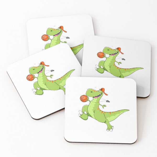 Item preview, Jayden Dinosaur T-Rex & Friends Basketball by BumpyDino designed and sold by Kids Dinosaur Posters, Prints, Stickers, & Canvas Art.