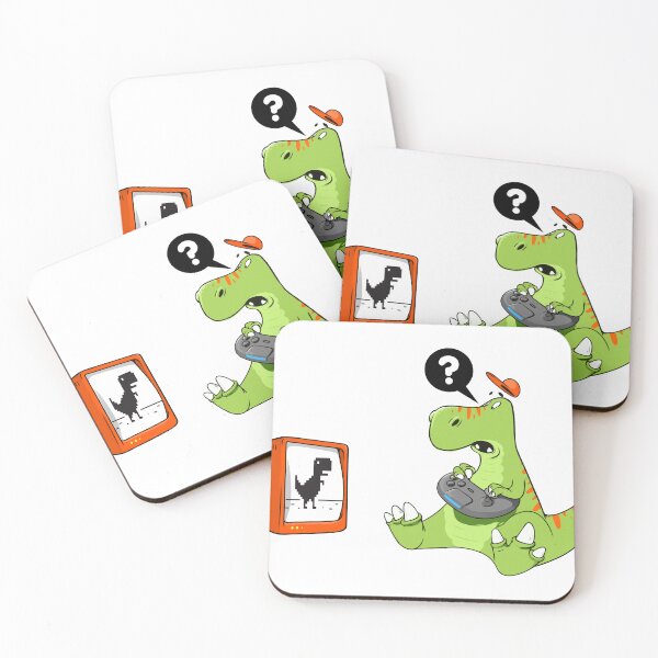 Item preview, Jayden Dinosaur T-Rex & Friends Video Games by BumpyDino designed and sold by Kids Dinosaur Posters, Prints, Stickers, & Canvas Art.