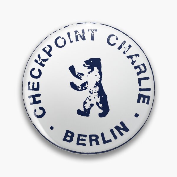 Item preview, Checkpoint Charlie; Berlin; Visa; Vintage;  designed and sold by StickerApe.