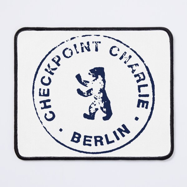 Artikelvorschau, Checkpoint Charlie; Berlin; Visa; Vintage; entworfen und verkauft von StickerApe.