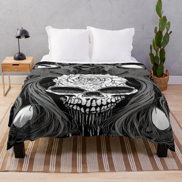 Item preview, "Dark Floral Skull with Mystical Accents" designed and sold by Fadi Alyaldani.